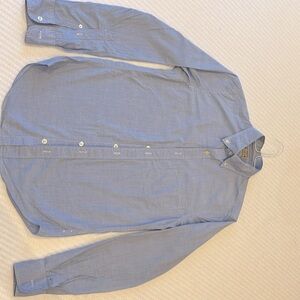 Men’s J. Crew blue oxford dress shirt. Slim fit